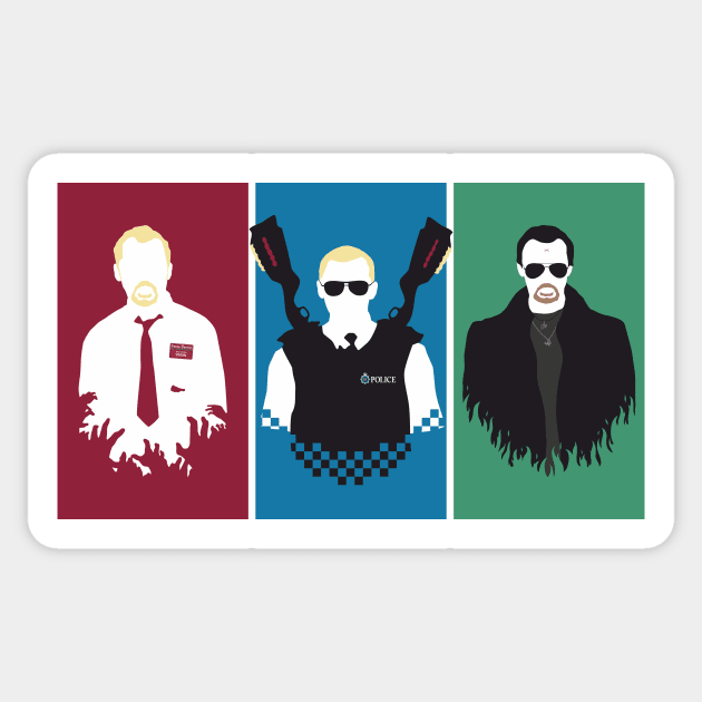 Cornetto Trilogy Sticker by Byway Design